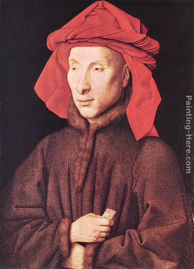 Portrait of Giovanni Arnolfini painting - Jan van Eyck Portrait of Giovanni Arnolfini art painting
